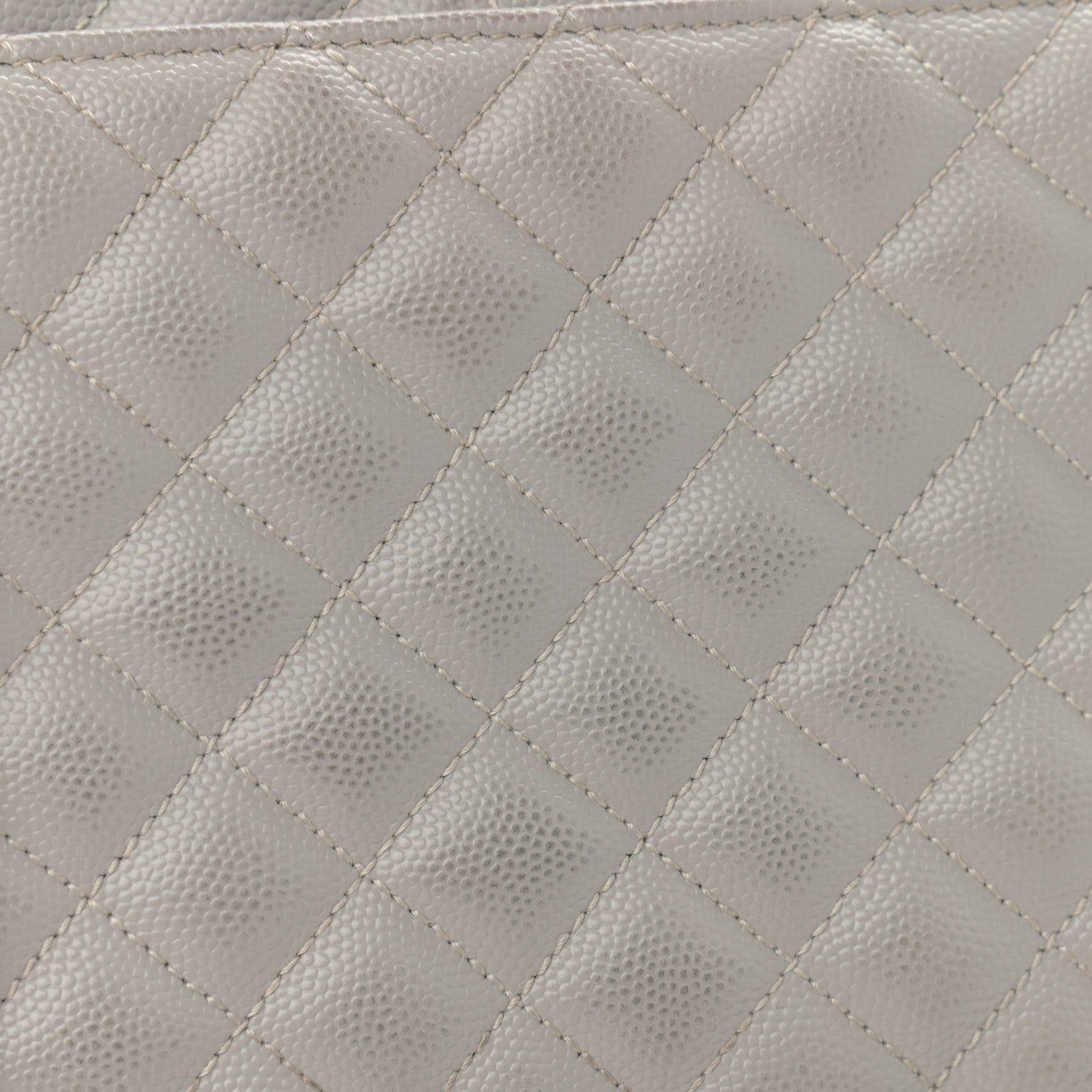 Saint Laurent Grain De Poudre Textured Mixed Matelasse Medium Triquilt Monogram Satchel Granite 17 of 18
