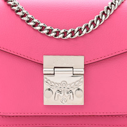 MCM Grained Calfskin Park Avenue Calfskin Mini Patricia Crossbody Bag Sugar Pink 9 of 12