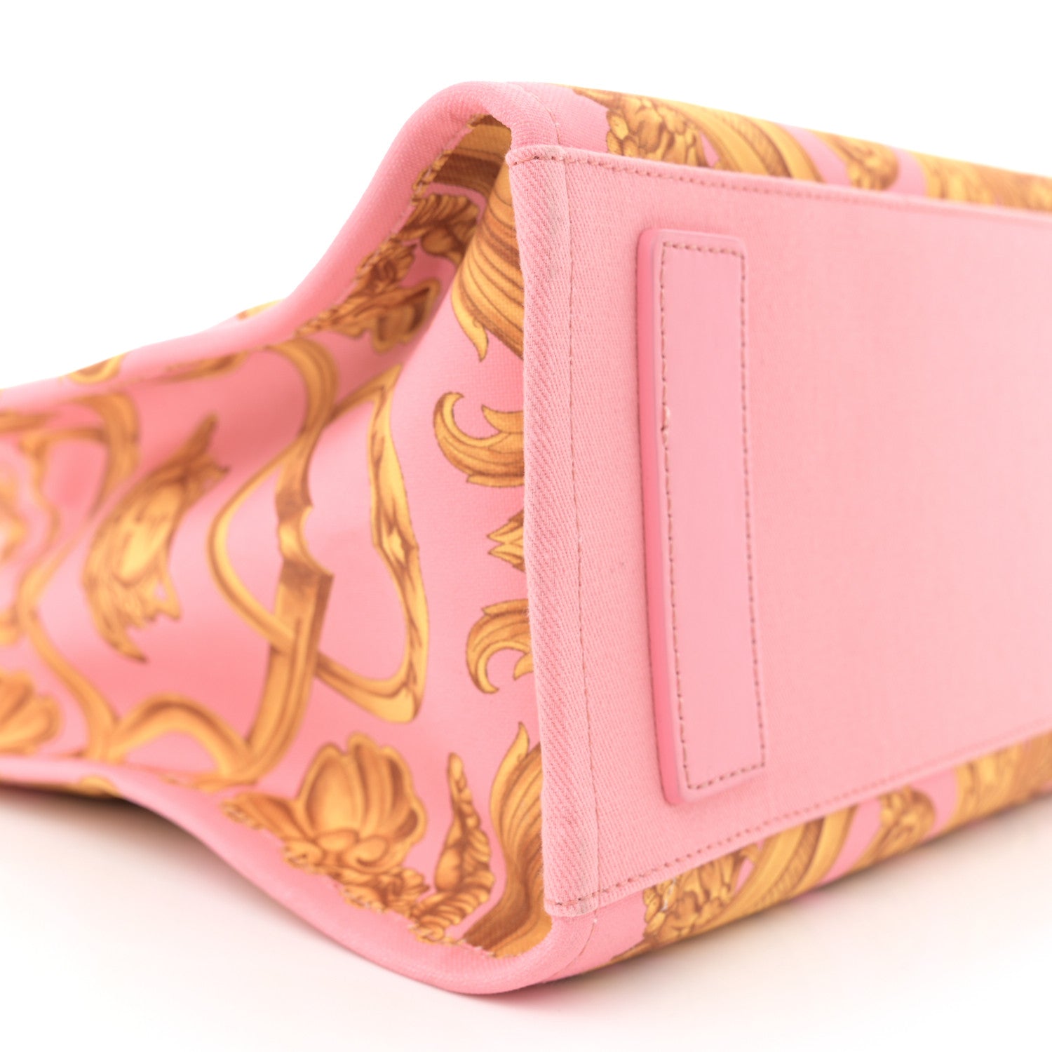Versace Canvas Baroque Print Medusa Large Tote Pink 8 of 11