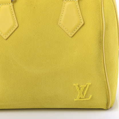 Louis Vuitton Suede Cubic Illusion Speedy Cube PM Yellow 12 of 13