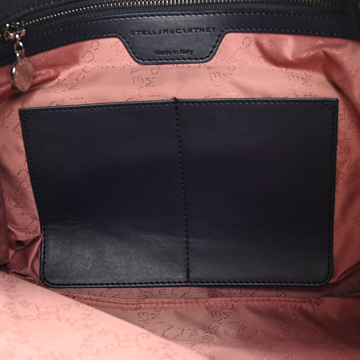 Shaggy Deer Falabella East West Shopper Tote Navy