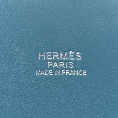 Hermes Taurillon Clemence Bolide 31 Blue Jean 5 of 9