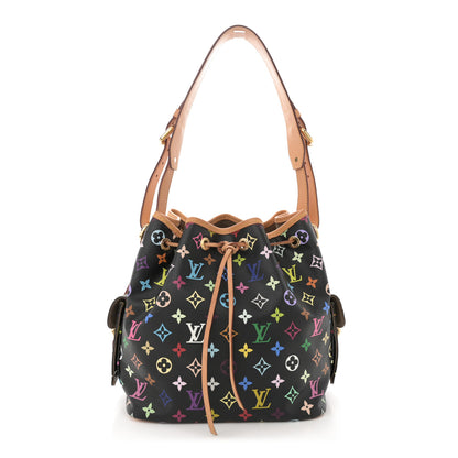 Louis Vuitton Monogram Multicolor Petit Noe Black 1 of 14