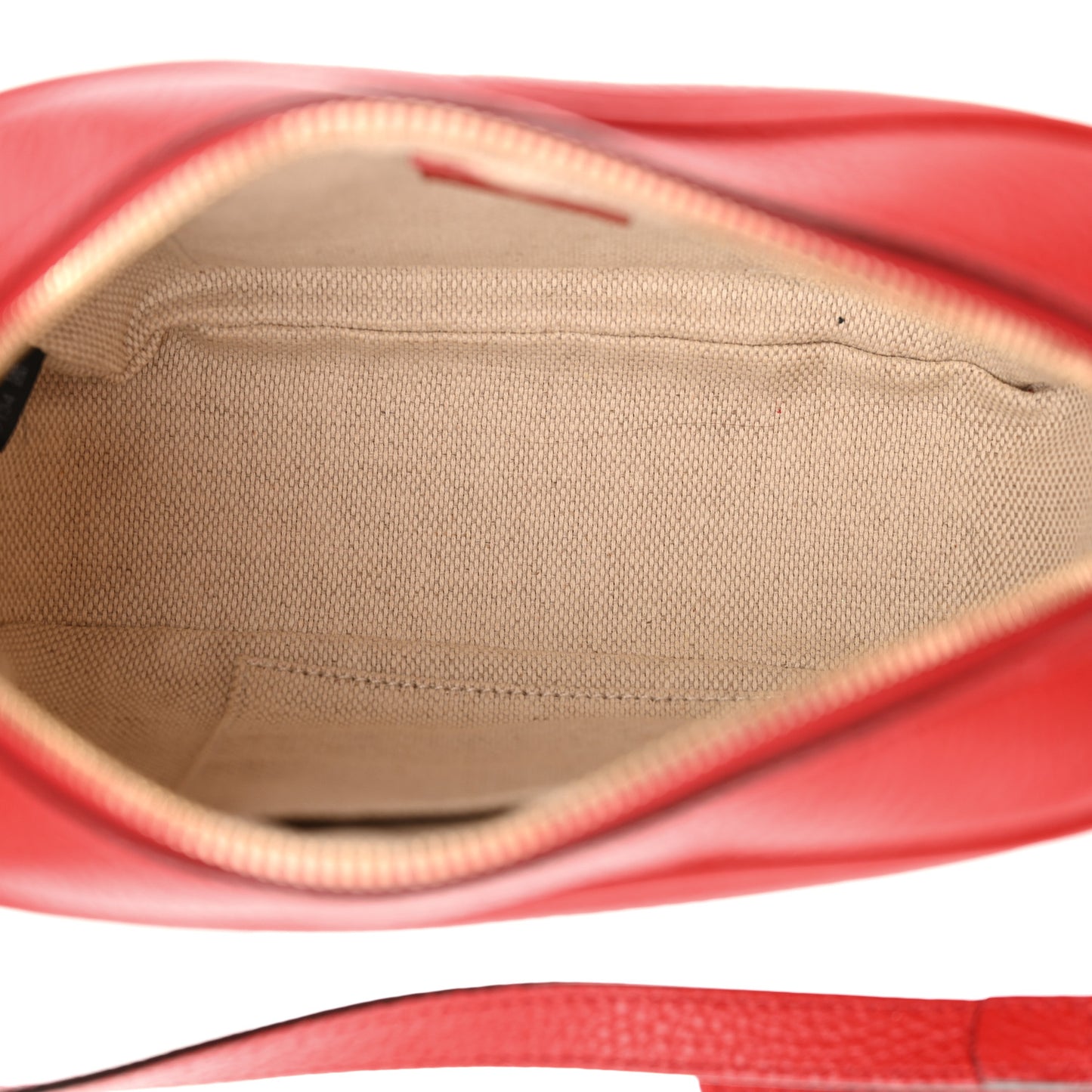 Pebbled Calfskin Small Soho Disco Bag Tabasco Red