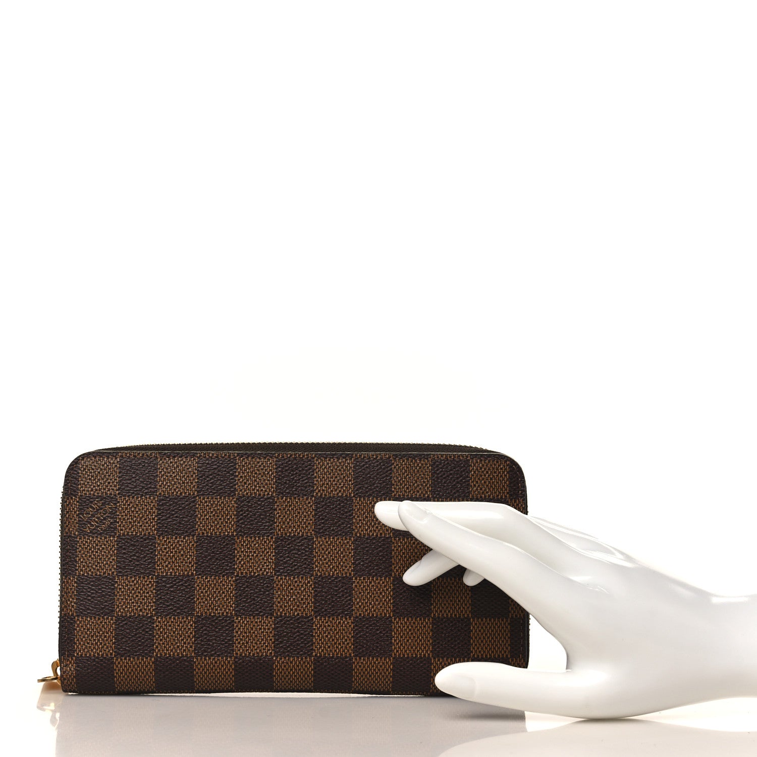 Louis Vuitton Damier Ebene Zippy Wallet 2 of 6