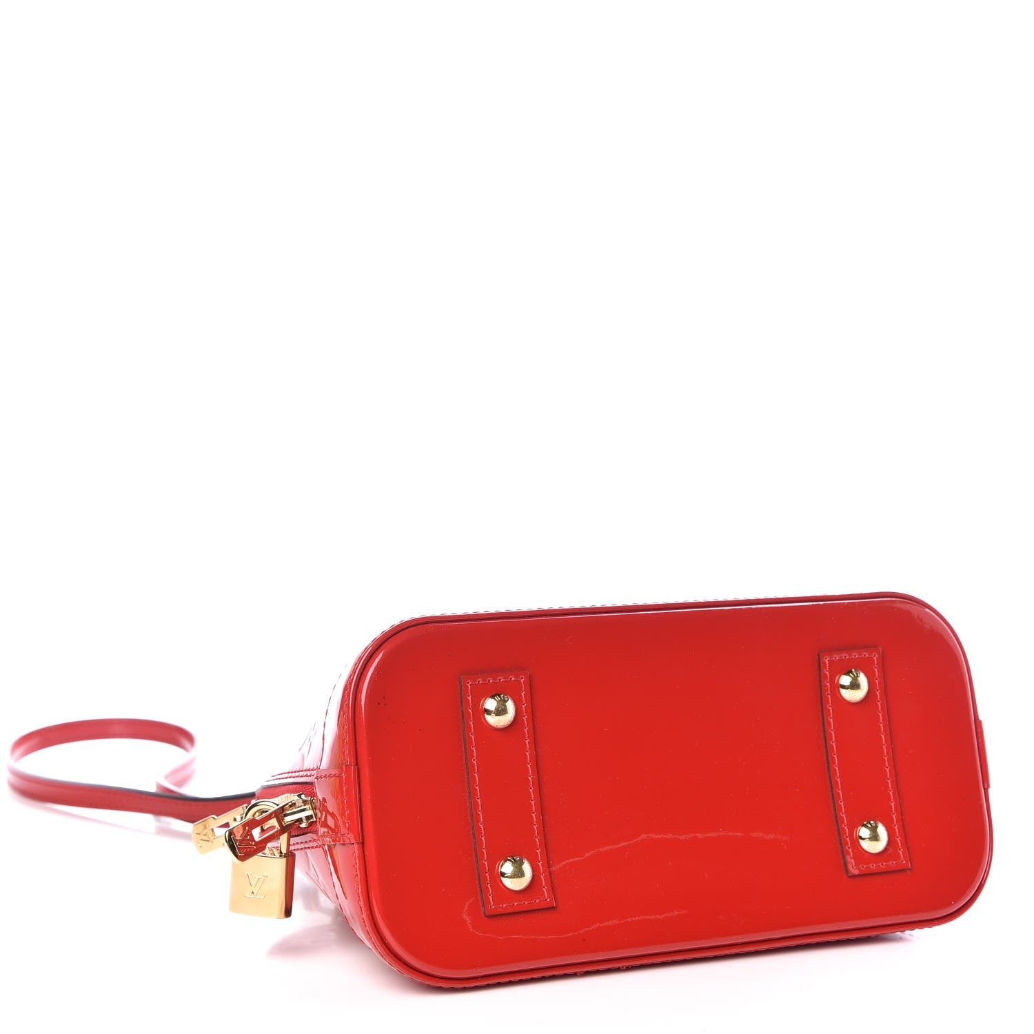 Louis Vuitton Vernis Alma BB Cherry 5 of 8