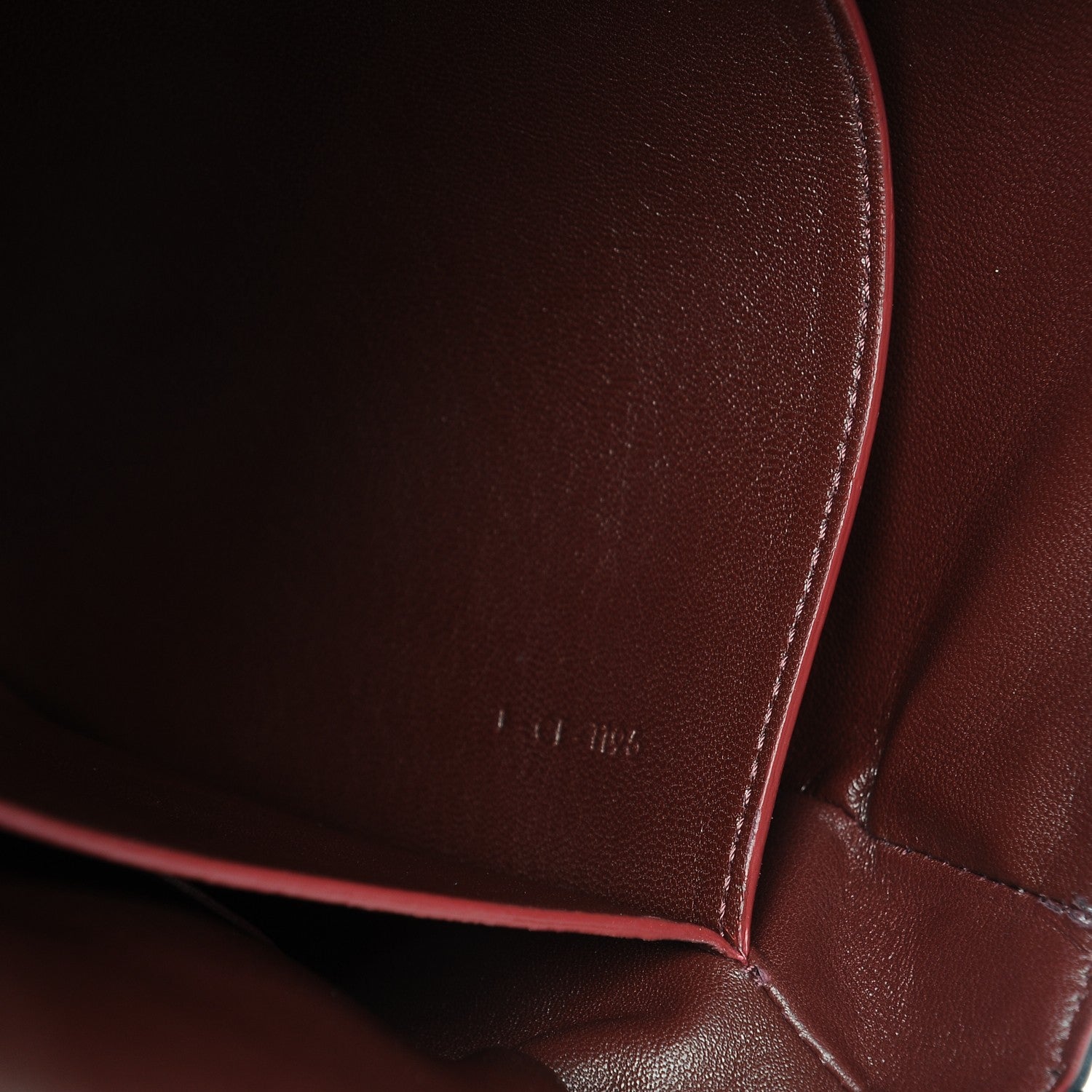 Celine Natural Calfskin Medium Trotteur Burgundy 8 of 8