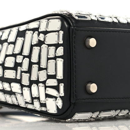 Christian Dior Smooth Calfskin Embroidered Mini Mosaic of Mirrors Lady Dior Black 9 of 11