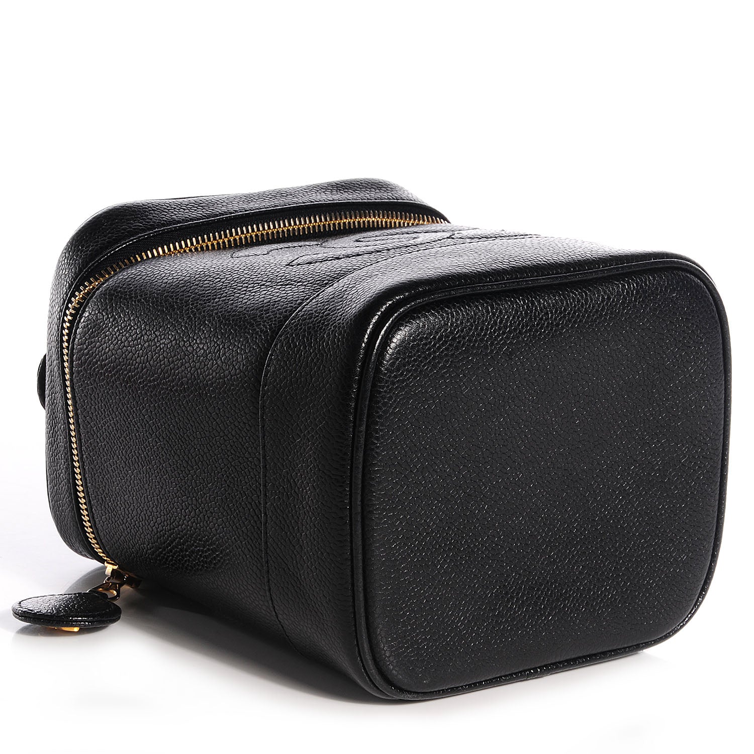 Chanel Caviar Cosmetic Vanity Bag Black 4 of 8