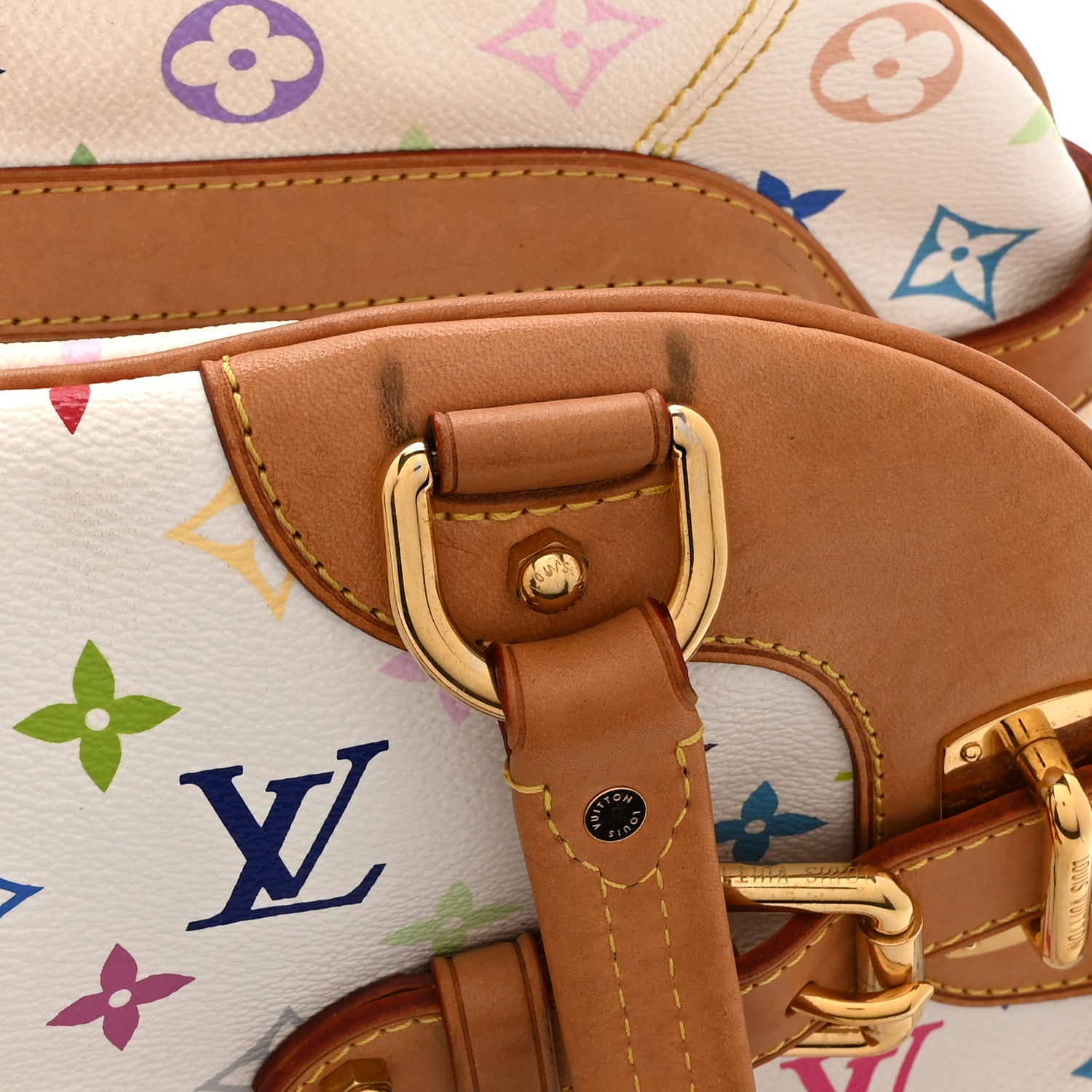 Louis Vuitton Monogram Multicolor Claudia White 13 of 15