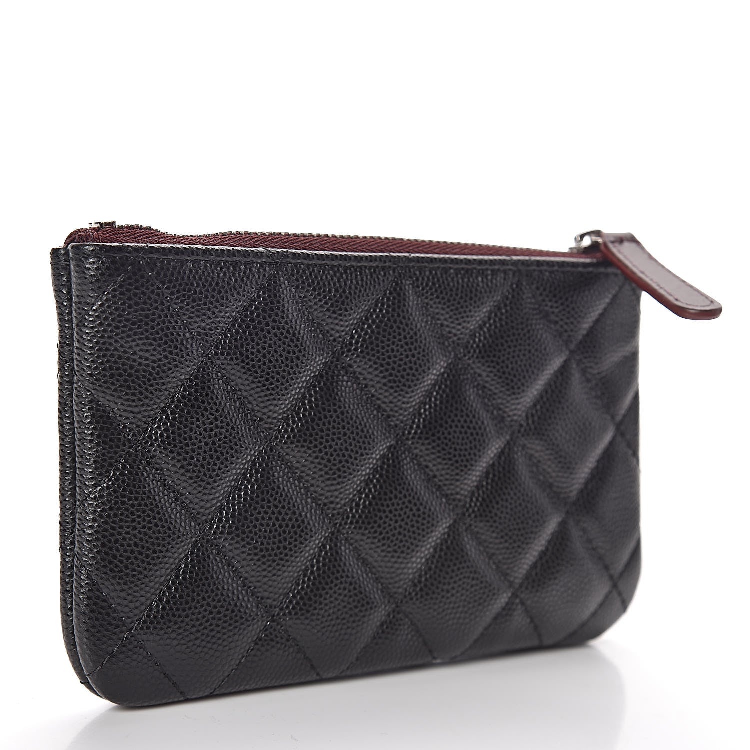 Chanel Caviar Quilted Small Cosmetic Case Black 3 of 8
