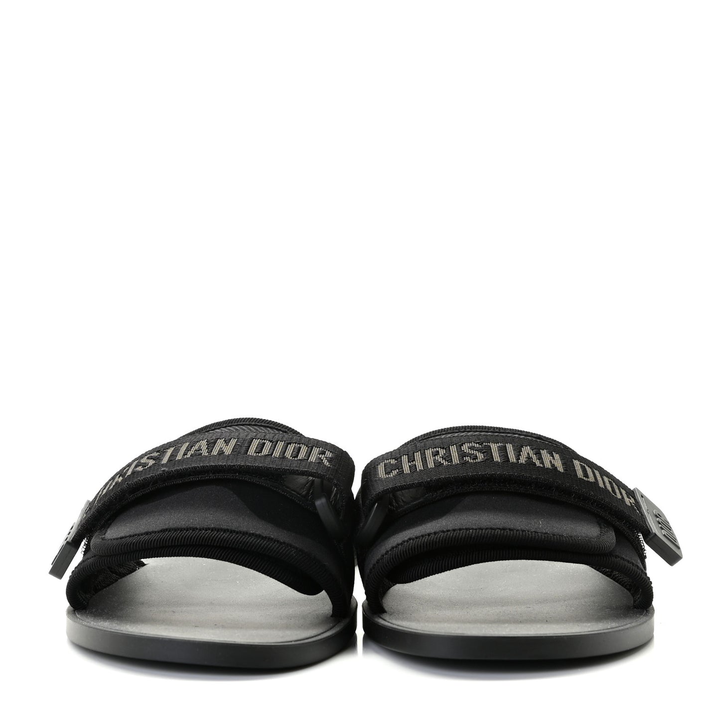 Technical Stretch Fabric Camouflage Dio(r)evolution Slide Sandals 39 Black Military