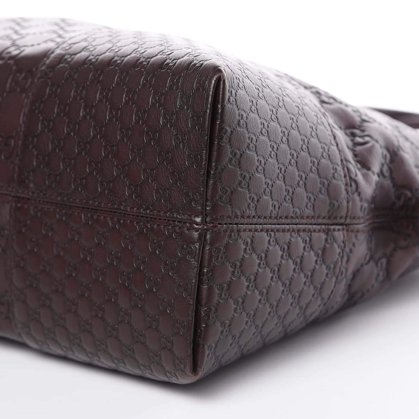 Guccissima Medium Bree Shoulder Bag Chocolate