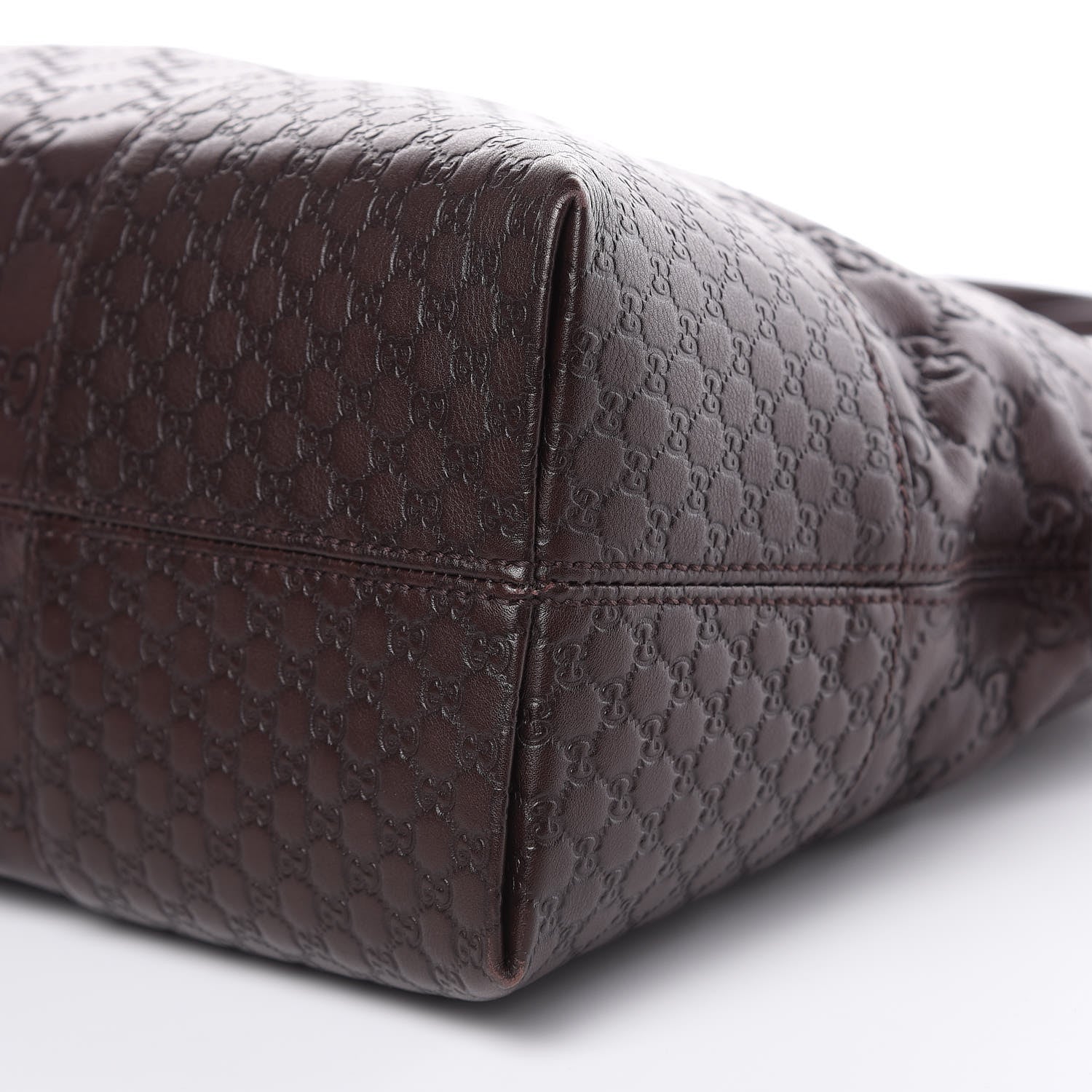 Gucci Guccissima Medium Bree Shoulder Bag Chocolate 9 of 12