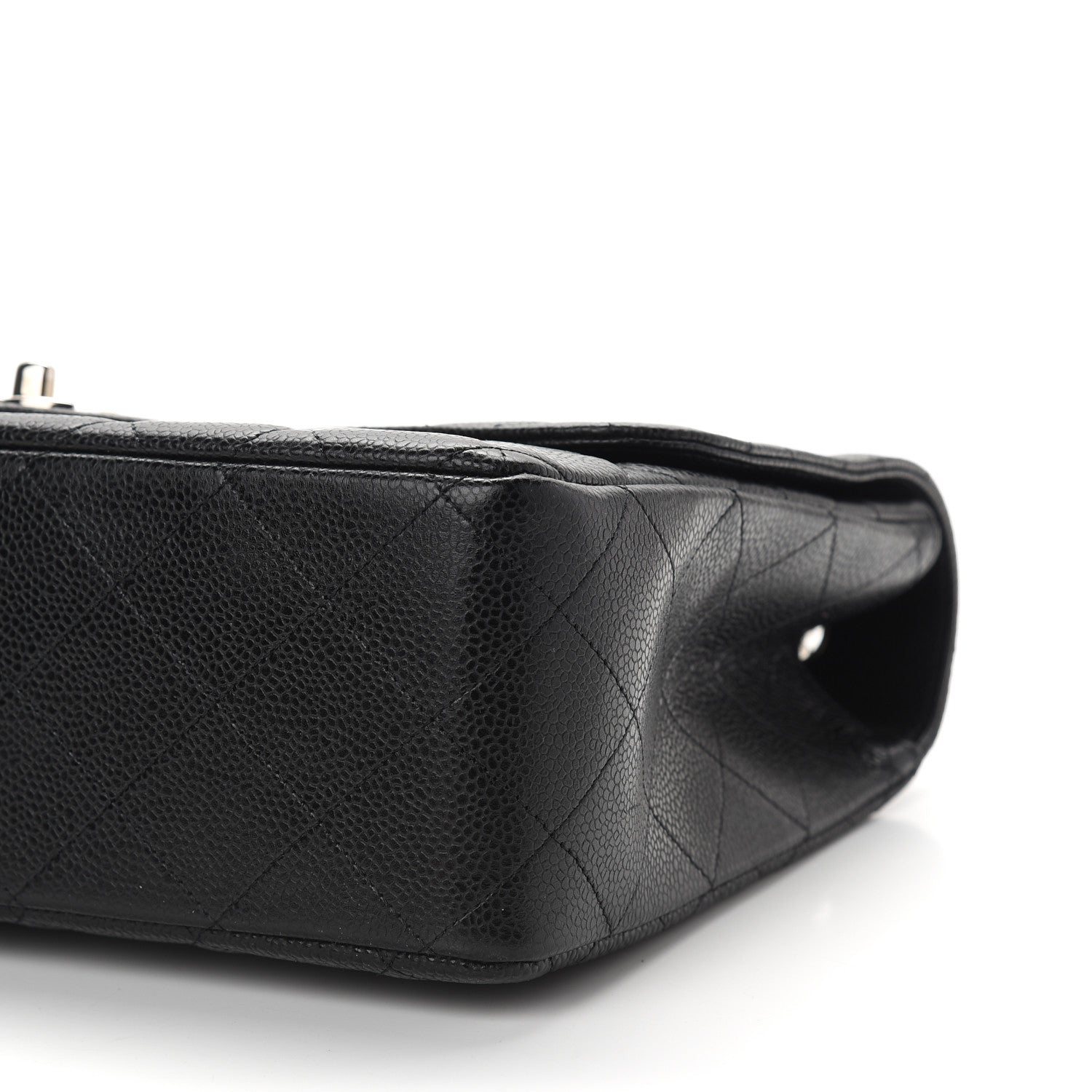 Chanel Caviar Quilted Jumbo Flap Black 9 of 9