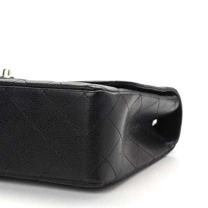 Chanel Caviar Quilted Jumbo Flap Black 9 of 9