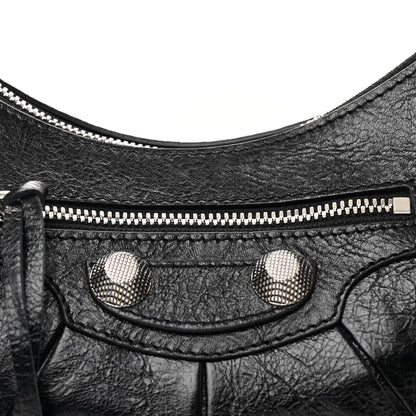 Balenciaga Agneau Arena Small Le Cagole Shoulder Bag Black 9 of 11