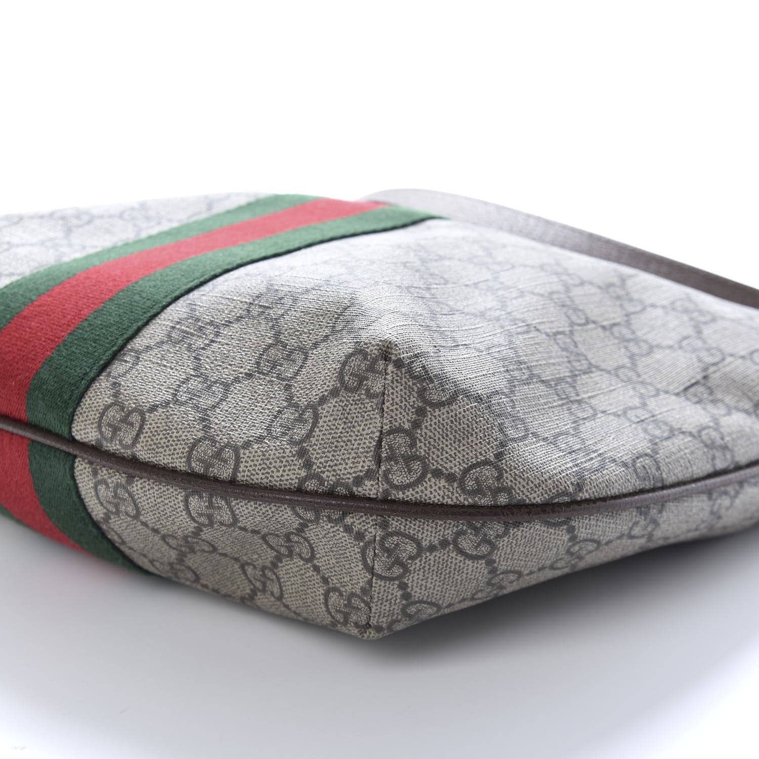 Gucci GG Supreme Monogram Web Small Ophidia Half Moon Hobo Brown 9 of 10