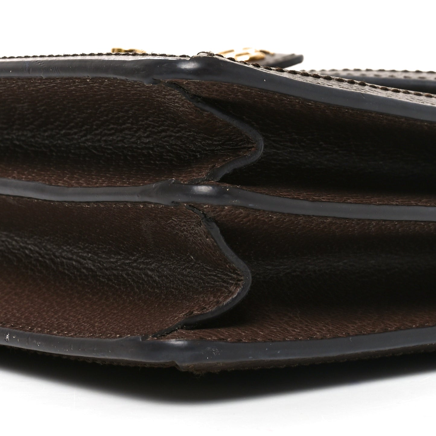 GG Supreme Monogram Textured Dollar Calfskin Web Small Ophidia Padlock Top Handle Bag Beige Ebony New Acero