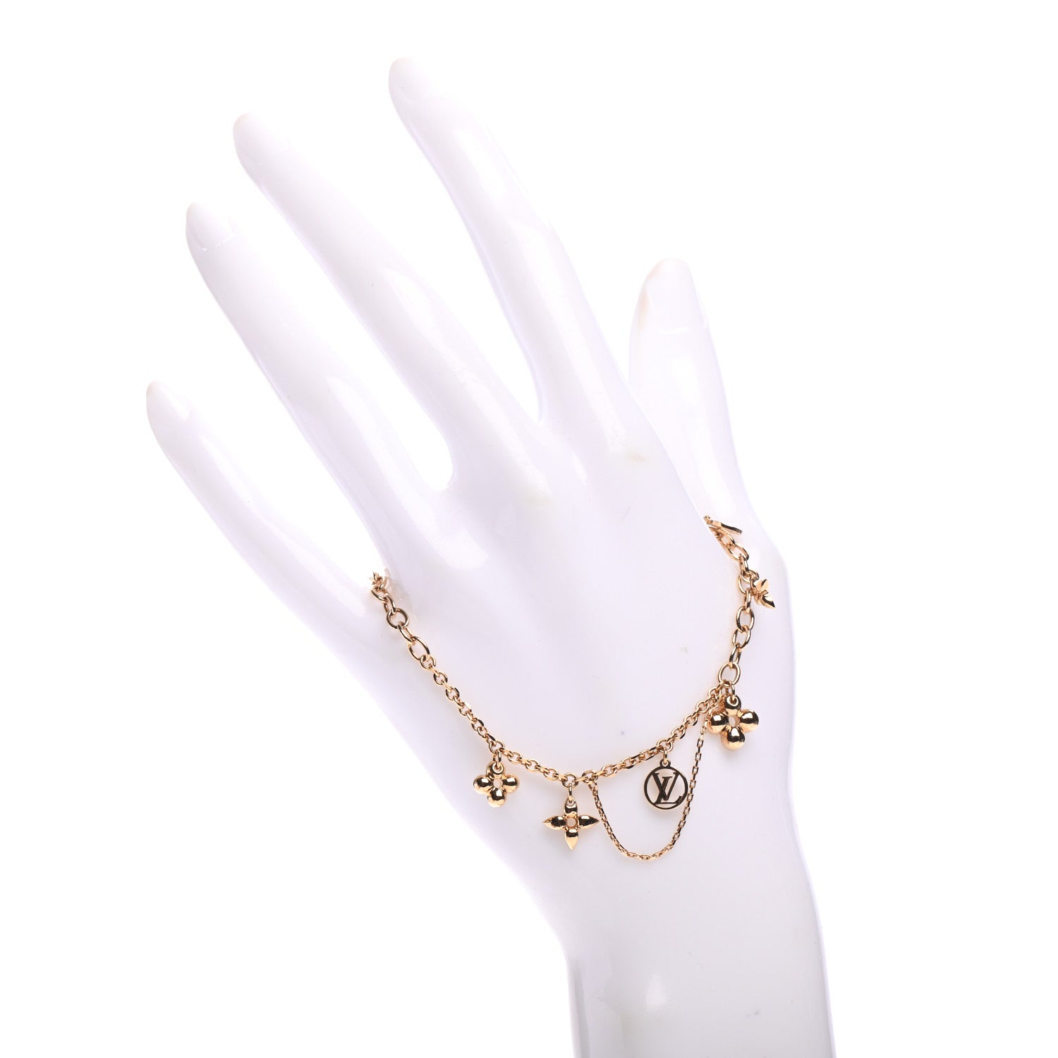 Louis Vuitton Metal Monogram Blooming Supple Bracelet 2 of 5