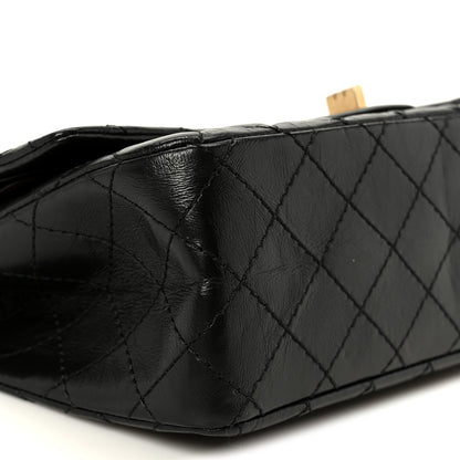 Chanel Aged Calfskin Quilted 2.55 Reissue 225 Flap Black 9 of 10