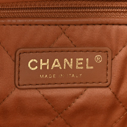 Chanel Shiny Calfskin Quilted Chanel 22 Brown 9 of 12