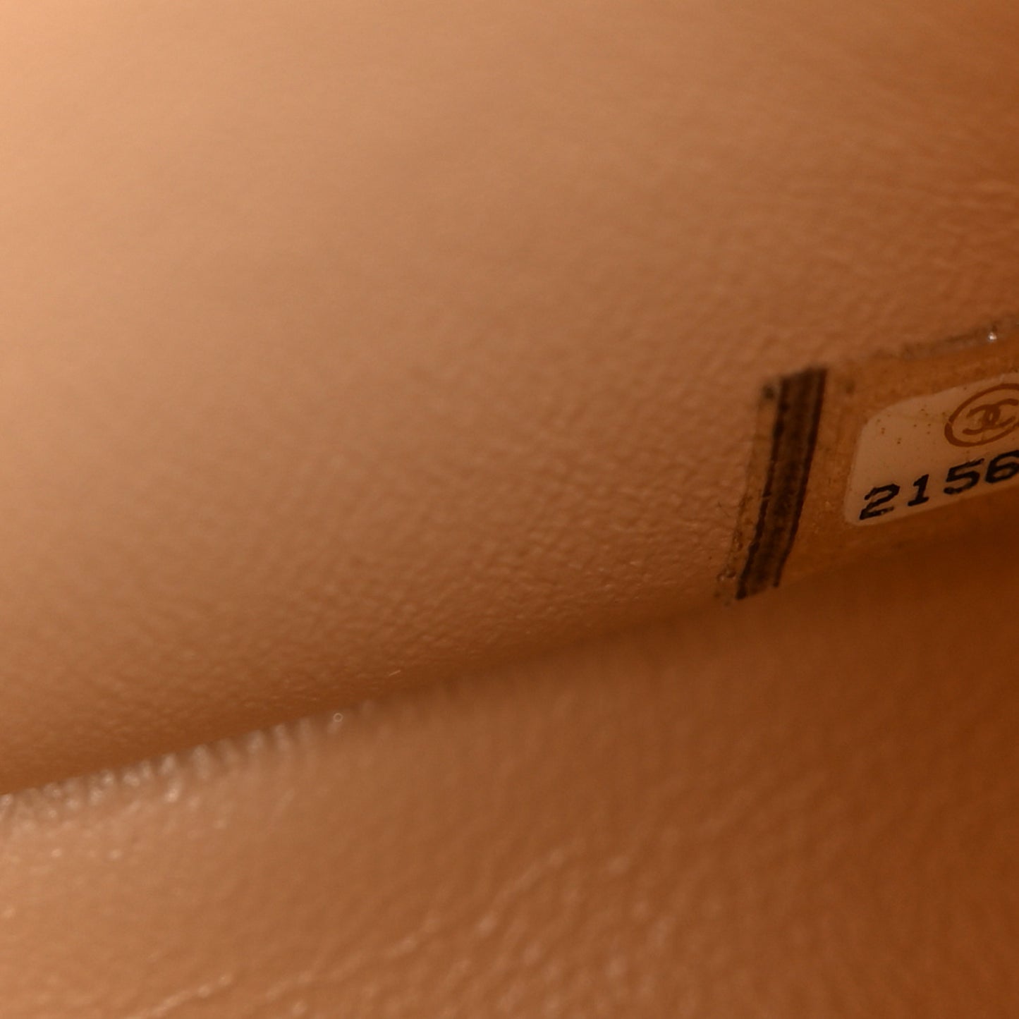 Caviar Quilted Jumbo Double Flap Beige Clair