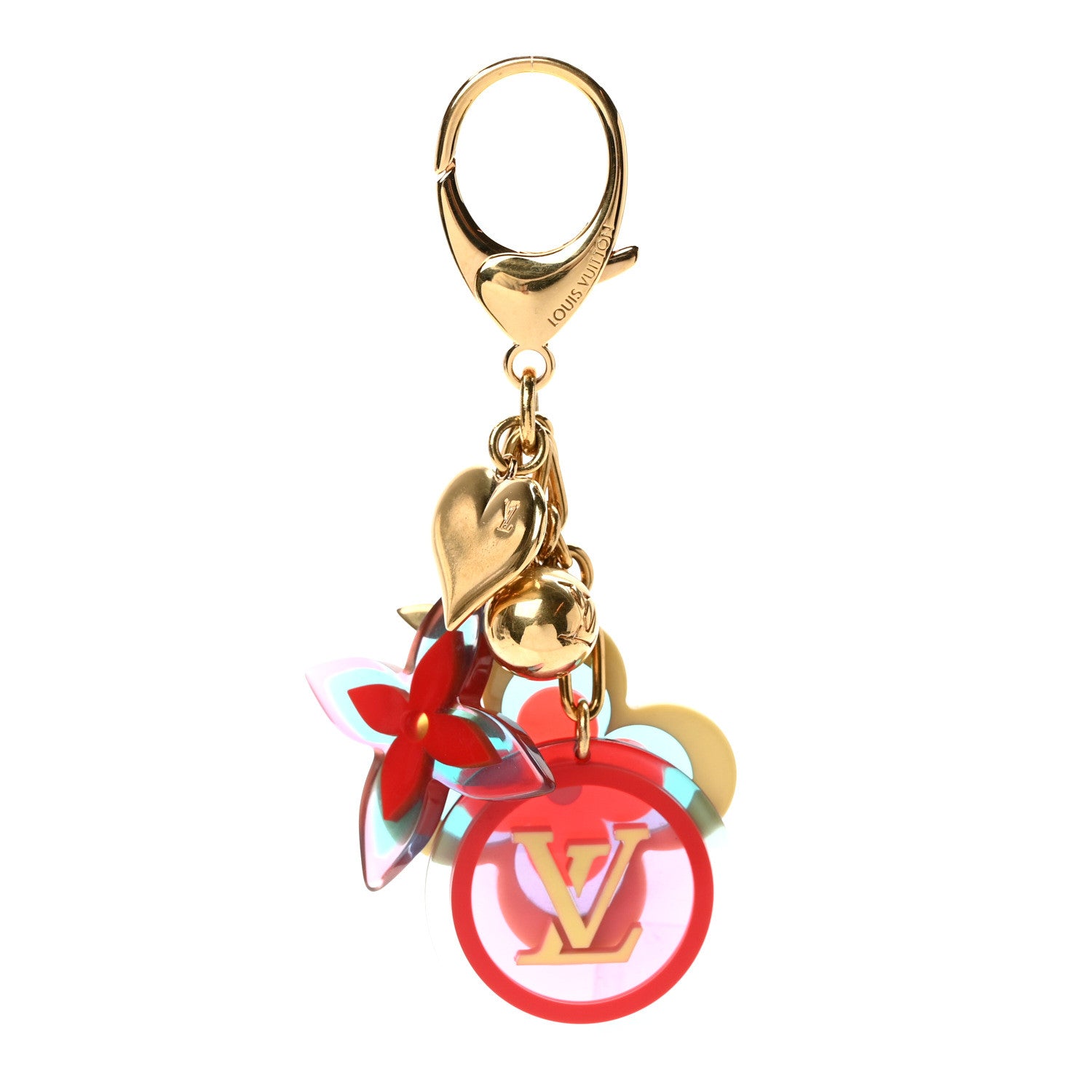 Louis Vuitton Resin Candy Fleurs Bag Charm Multicolor 1 of 3