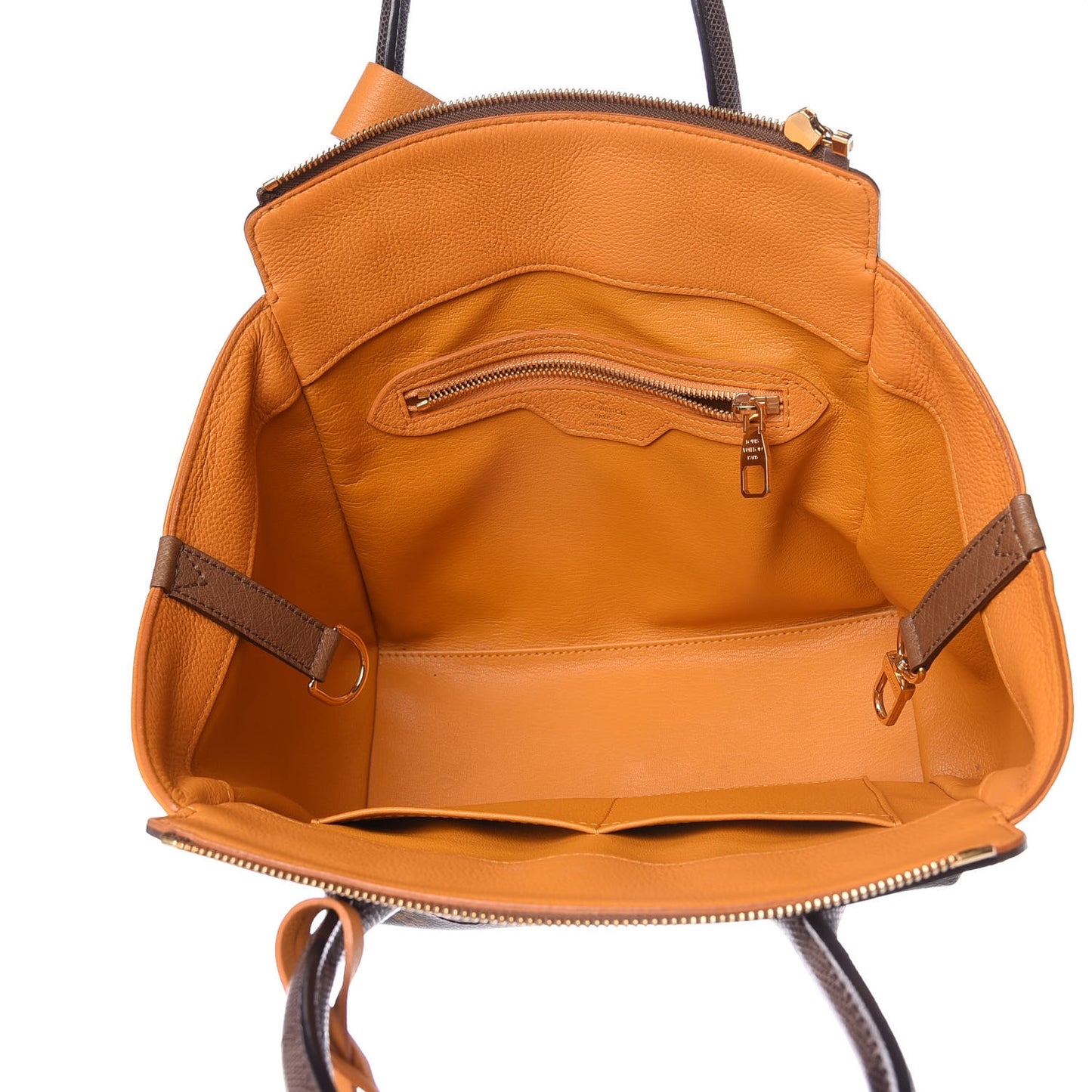 Monogram Ostrich Majestueux PM Yellow