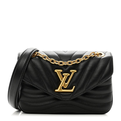 Louis Vuitton Calfskin New Wave Chain PM NM Black 1 of 9