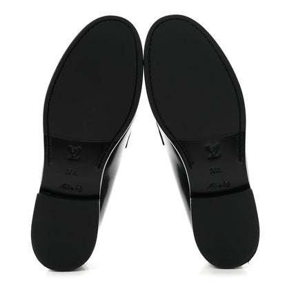 Louis Vuitton Lambskin Soho Flat Loafer 36.5 Black 6 of 9