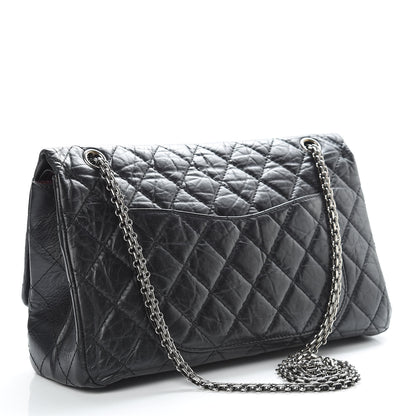Chanel Aged Calfskin Quilted 2.55 Reissue 227 Flap Black 4 of 17