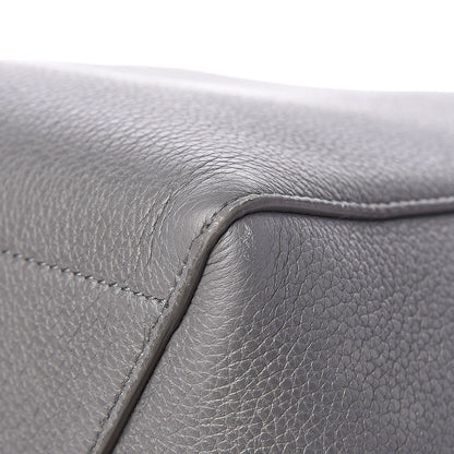 Celine Soft Grained Calfskin Sangle Bucket Bag Storm 9 of 23