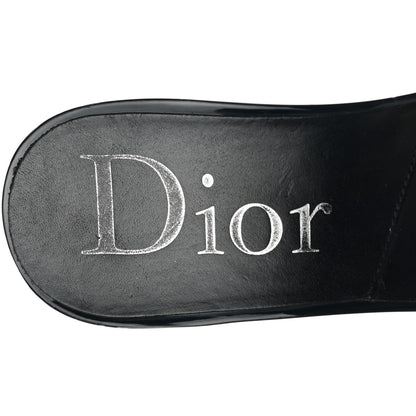 Christian Dior Canvas Monogram Sandals 36 Blue Marine 7 of 11