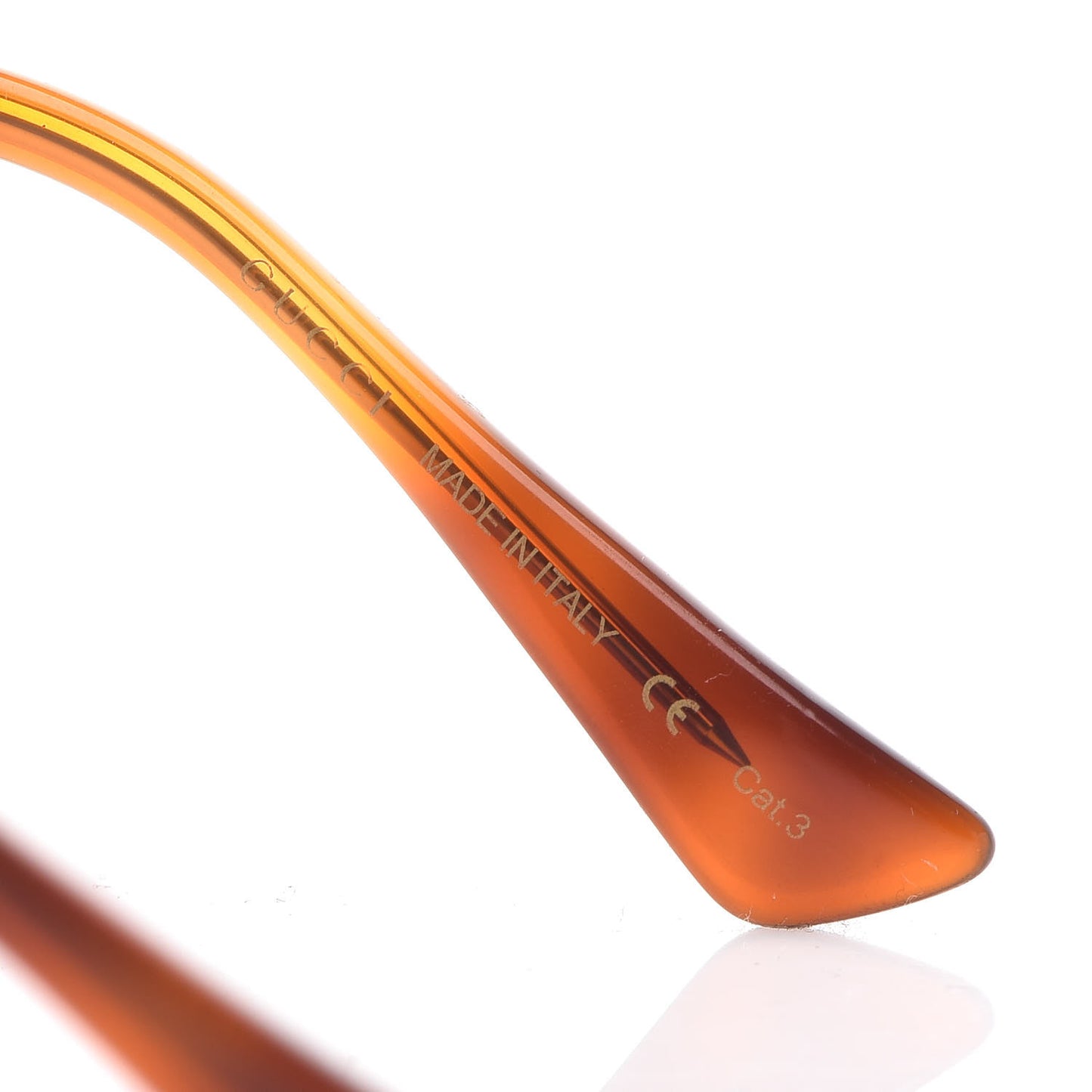Acetate Square Frame Sunglasses GG0196SK Tortoise