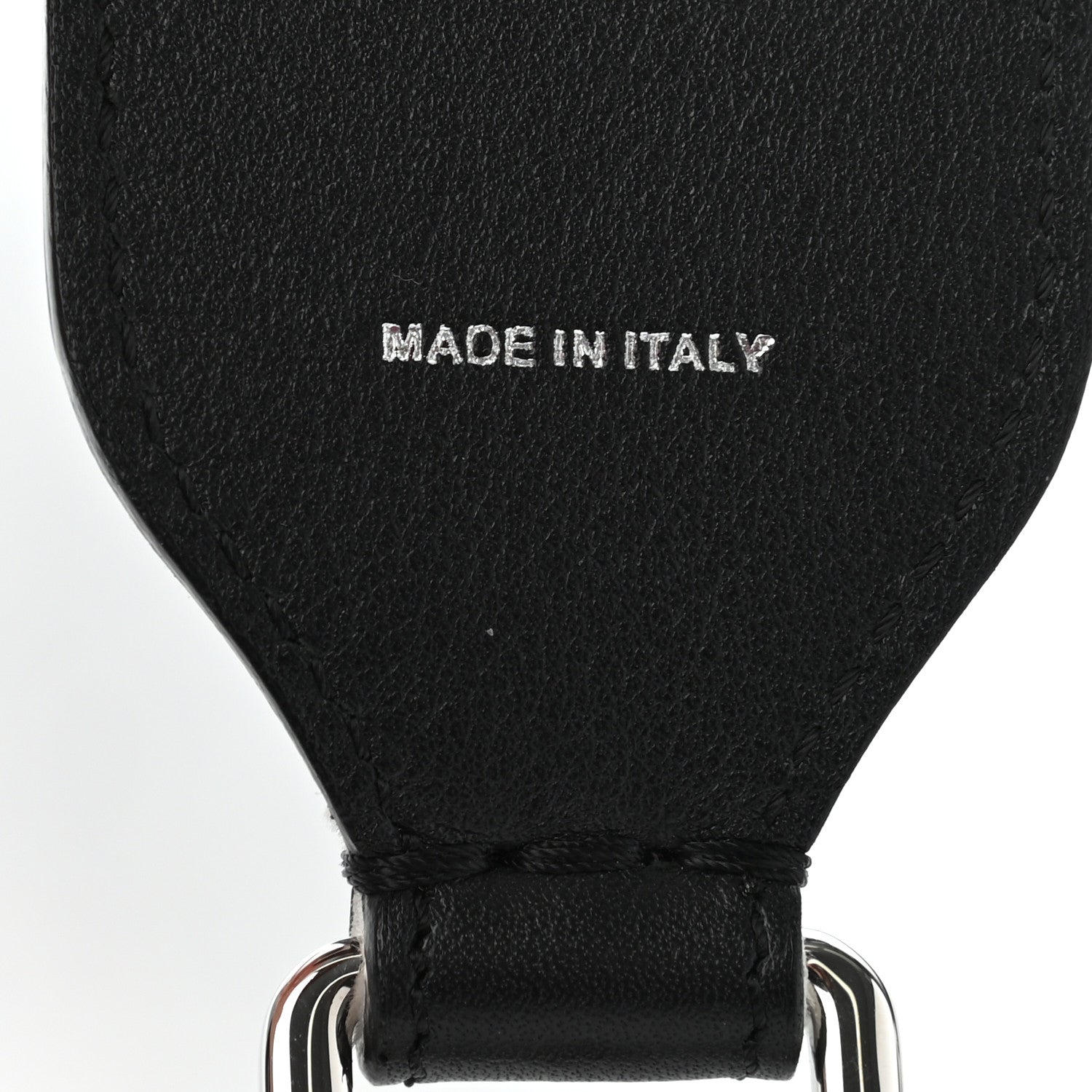 Fendi Velvet Tapestry Calfskin FF Reloaded Strap You White Black 3 of 6