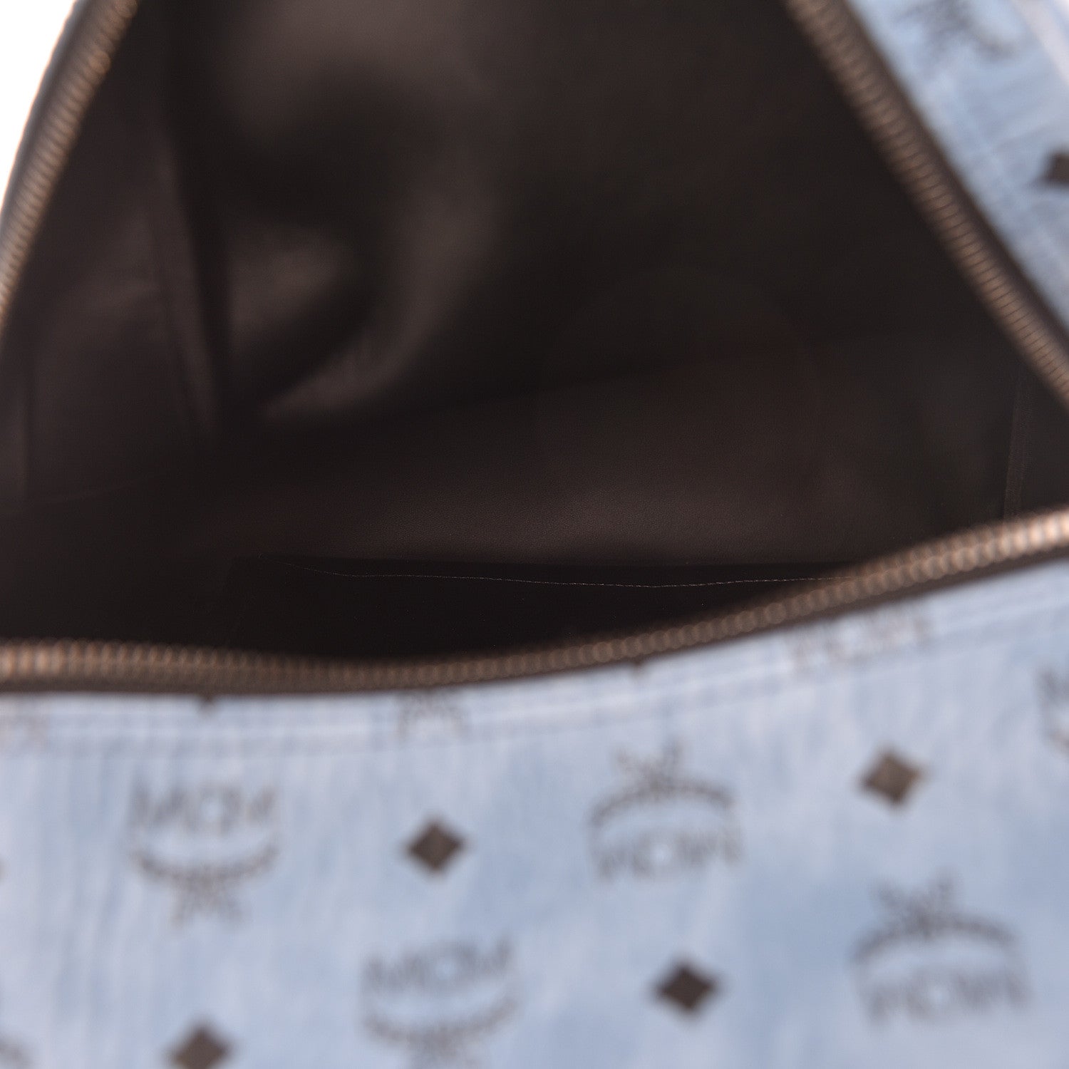 MCM Visetos Medium Side Stud Stark Backpack Light Blue 5 of 11
