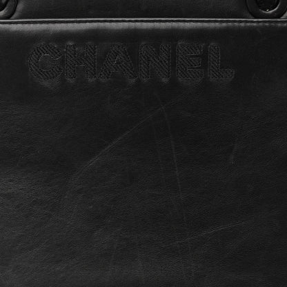 Chanel Logo Shoulder Bag Black 11 of 12