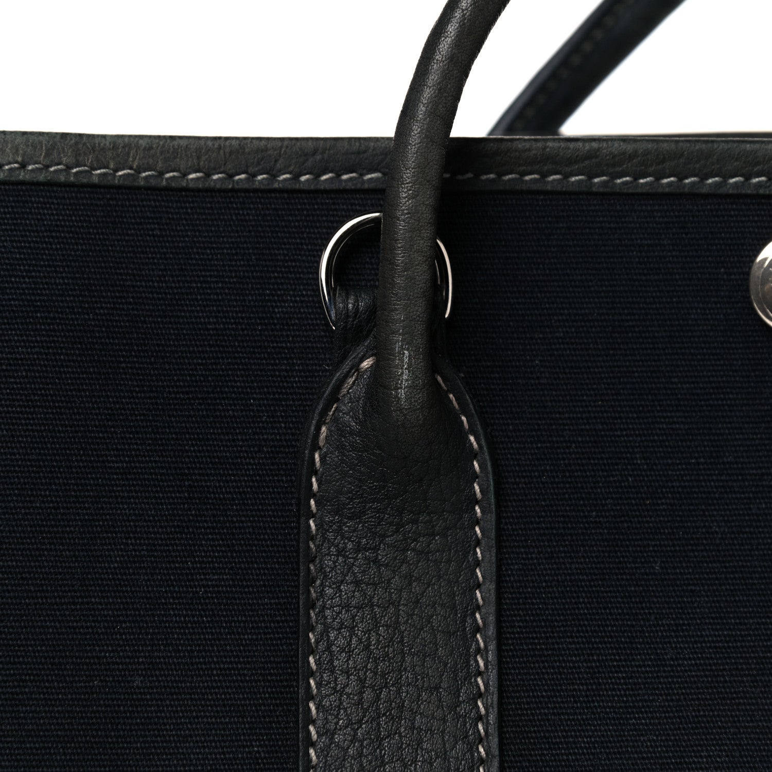 Hermes Toile Buffle Skipper Garden Party 30 TPM Black Bleu Marine 27 of 29