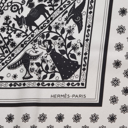 Hermes Silk Peuple Du Vent Bandana Scarf 55 4 of 7