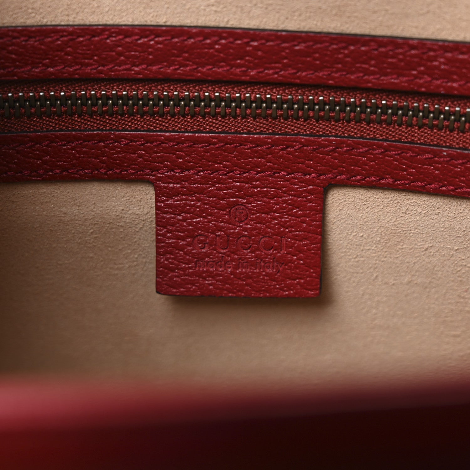 Gucci GG Supreme Monogram Small Queen Margaret Top Handle Bag Red 6 of 10