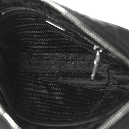 Prada Nylon Tessuto Impuntu Quilted Bandoliera Crossbody Bag Black 5 of 8