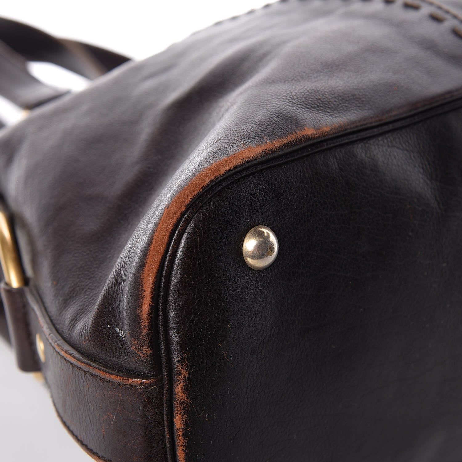 Saint Laurent Calfskin Large Muse Dark Brown 27 of 30