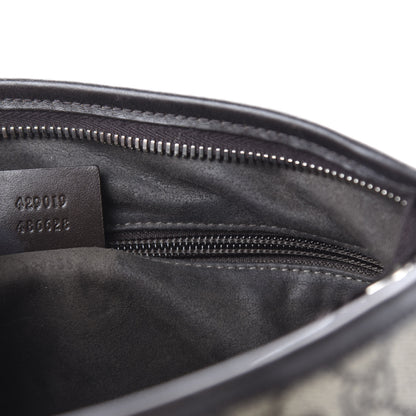 Gucci GG Supreme Monogram Small Zippered Tote Dark Brown 11 of 16