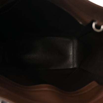 The Row Calfskin Tall Day Luxe Tote Deep Brown 5 of 9