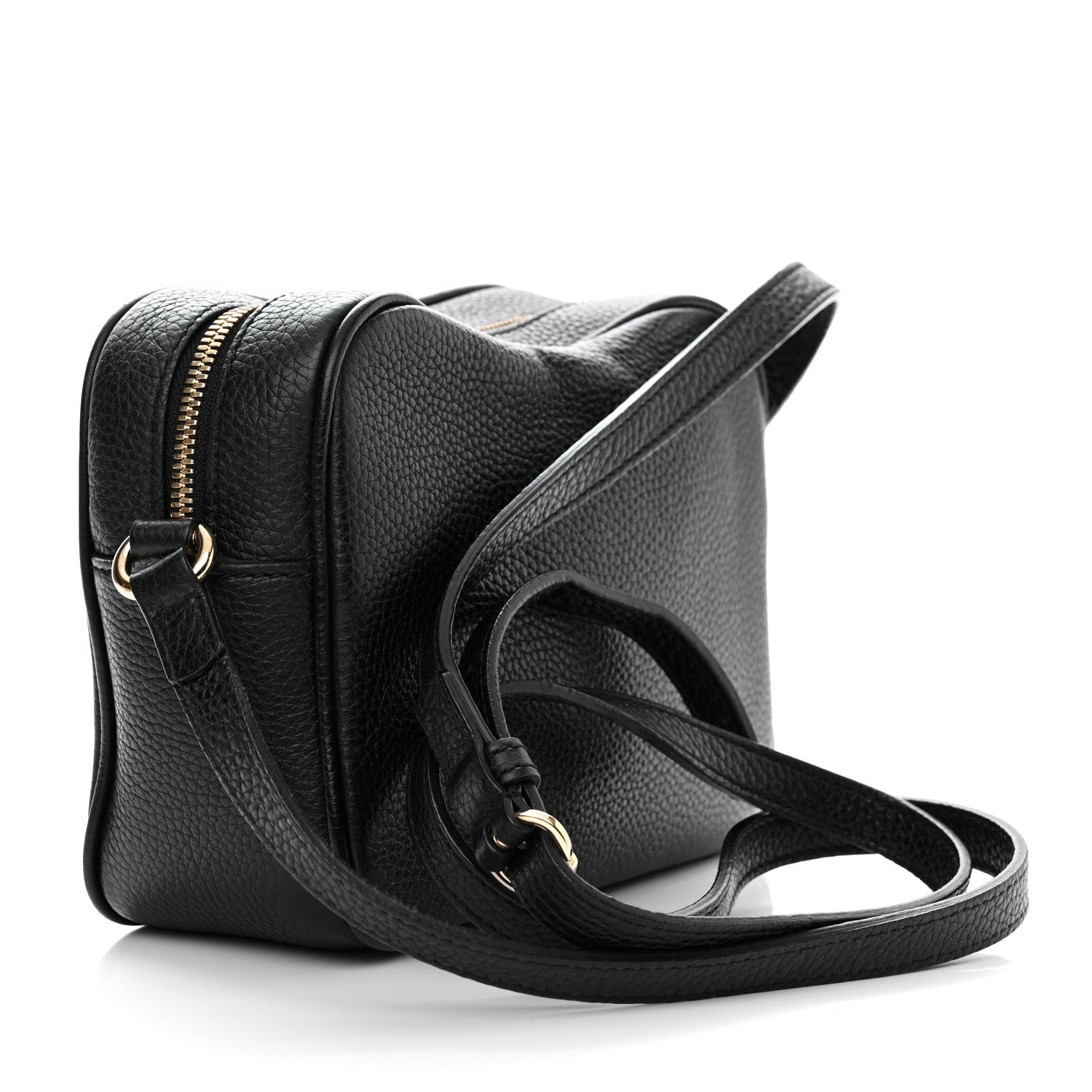 Gucci Pebbled Calfskin Small Soho Disco Bag Black 3 of 12