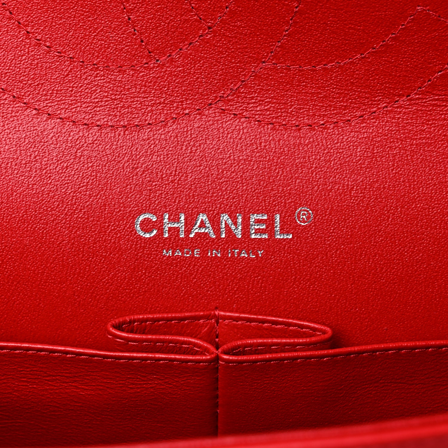 Chanel Patent Chevron Quilted Jumbo Double Flap Red 5 of 8