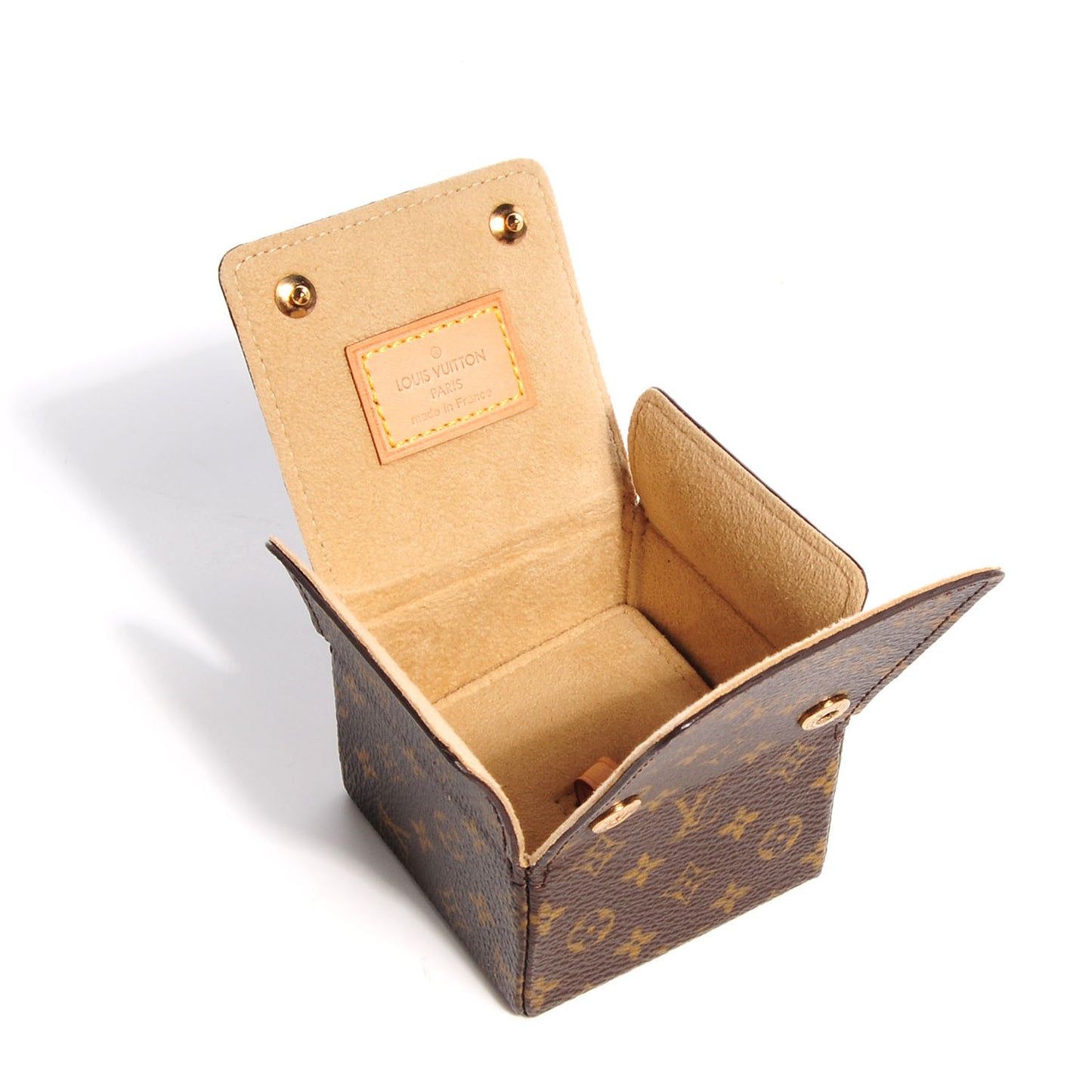 Monogram Ring Holder Case