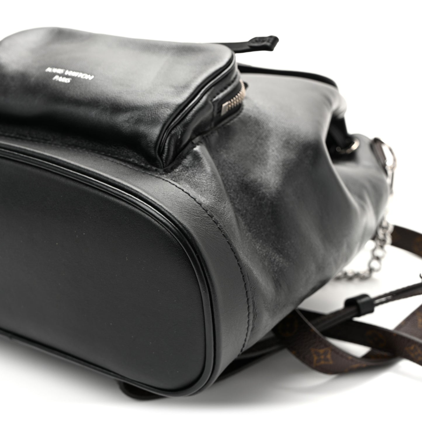 Lambskin Monogram Montsouris Vibe PM Black