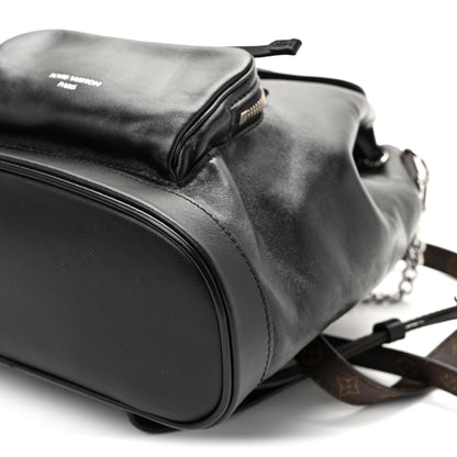 Louis Vuitton Lambskin Monogram Montsouris Vibe PM Black 9 of 9